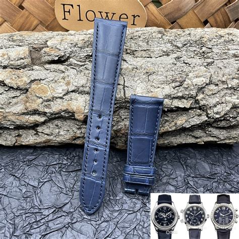 patek philippe apple watch band|Patek Philippe crocodile strap.